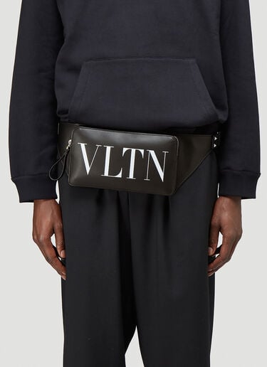 Valentino VLTN Leather Belt Bag Black val0143034