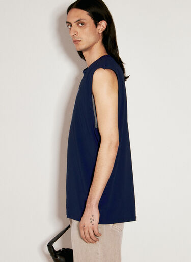 Our Legacy Reversible Gravity Tank Top Navy our0156005