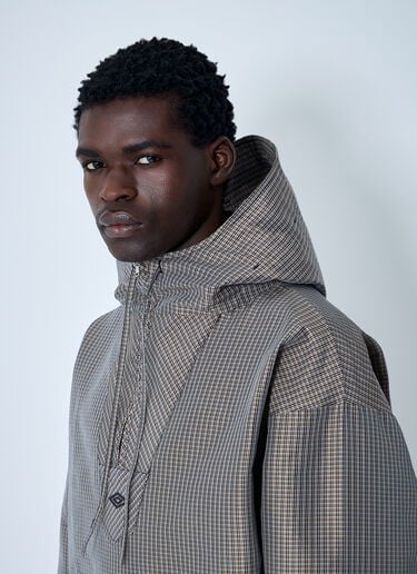 Masked Check Anorak Jacket Umbro Masked Check Anorak Jacket Beige umb0162006