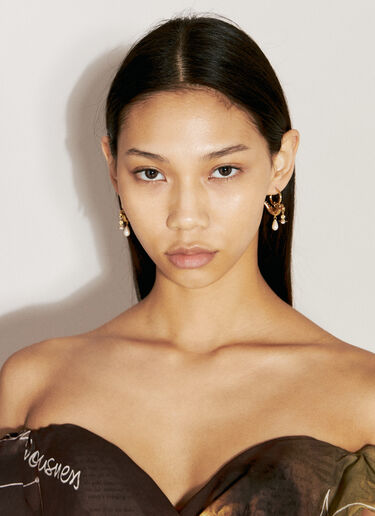Vivienne Westwood Dragon Earrings Gold vww0256010