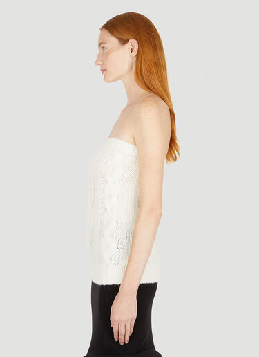 Sportmax Limosa Strapless Top White spx0250004