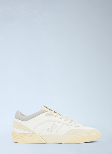 LN-CC® - EA7 Emporio Armani: OTG Pride Luxe Sneakers - White EA7 Emporio Armani OTG Pride Luxe Sneakers White eea0166001
