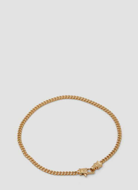 Tom Wood Curb Medium Bracelet Gold tmw0353020