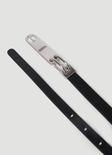 Rick Owens Tongue Belt Black ric0151040
