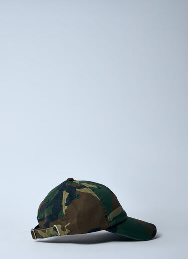 Stüssy 로고 모티프 베이스볼 캡 그린 sts0160022