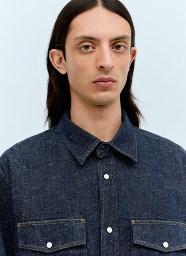 Western Denim Shirt Stüssy Western Denim Shirt Blue sts0156015