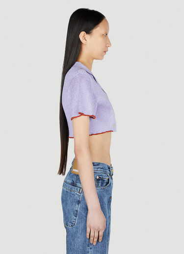 Jacquemus 르 오 브릴류 탑 퍼플 jac0251033