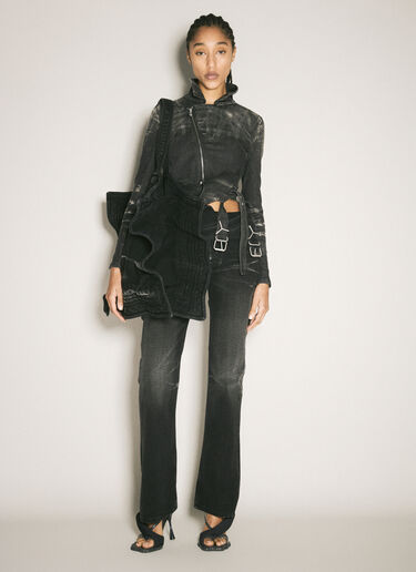 Y/Project Wrap-Belt Jeans Black ypr0258003