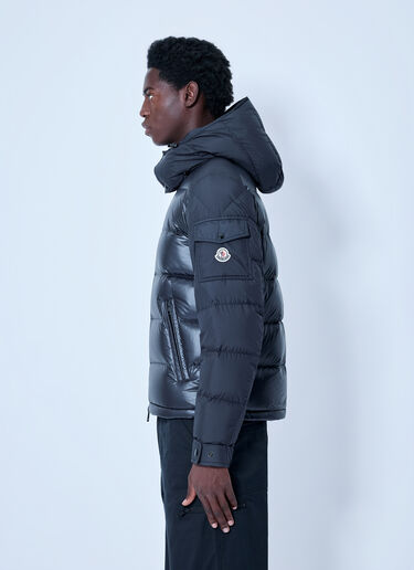 LN-CC® - Moncler: Maya Hooded Short Down Jacket - Black Moncler Maya Hooded Short Down Jacket Black mon0166010