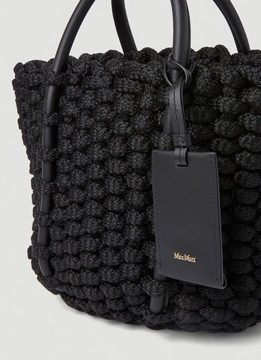 Max Mara Cord Tote Bag Black max0251031