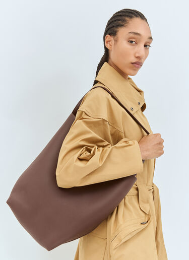 The Row Large N/S Park Tote Bag Brown row0258041