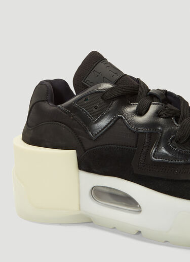 MM6 Maison Margiela Panelled Chunky Sole Sneakers Black mmm0241036