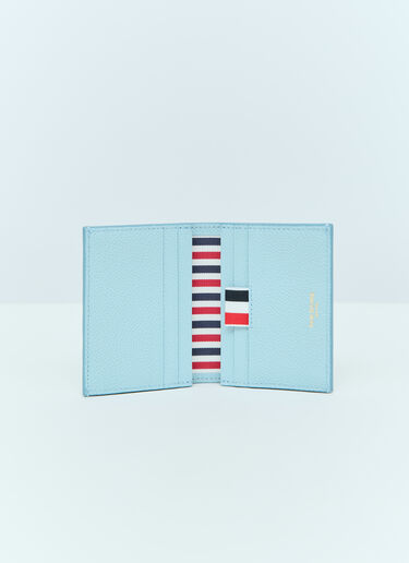 Thom Browne Four-Bar Bi-Fold Cardholder Blue thb0155013