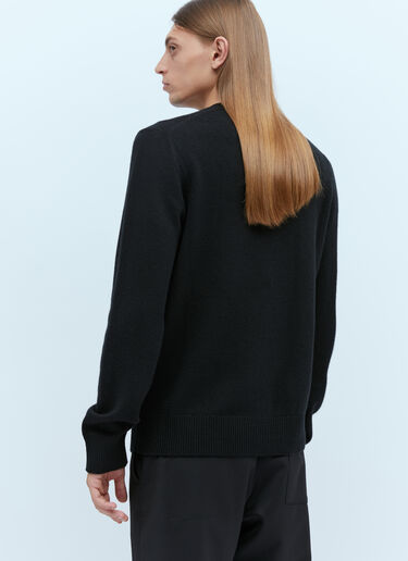 Burberry EKD Cashmere Sweater Black bur0153031