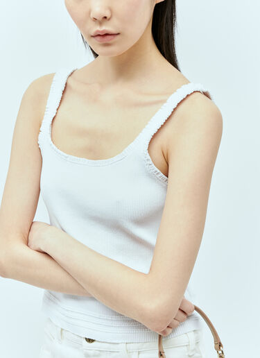 Chloé Short Tank Top White chl0255023