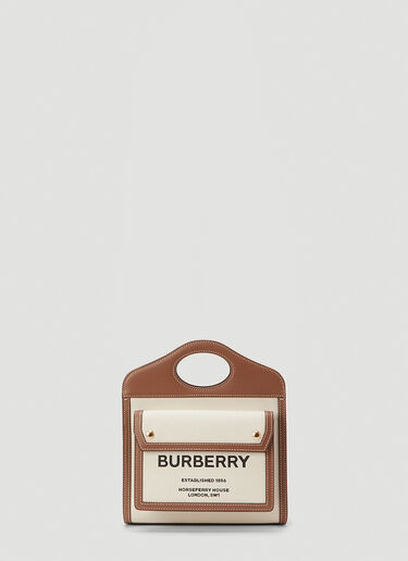 Burberry Pocket Mini Handbag Brown bur0243092