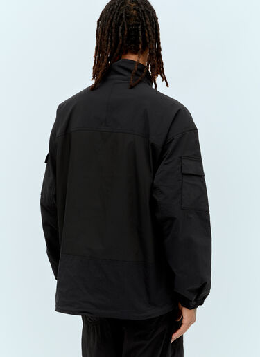 Comme des Garçons Homme Logo Applique Technical Jacket Black cdh0156016