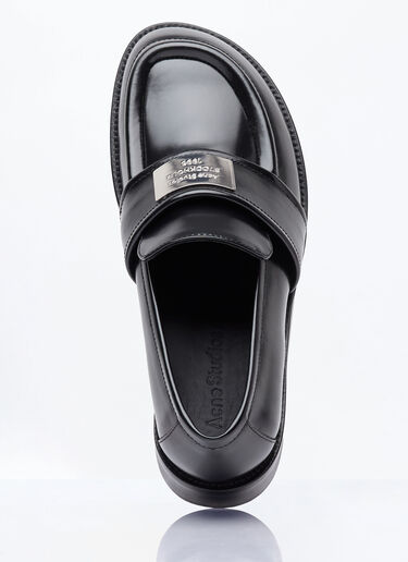 Acne Studios Leather Loafers Black acn0258017