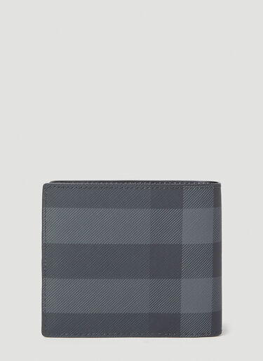 Burberry 双折格纹钱包 灰色 bur0152005
