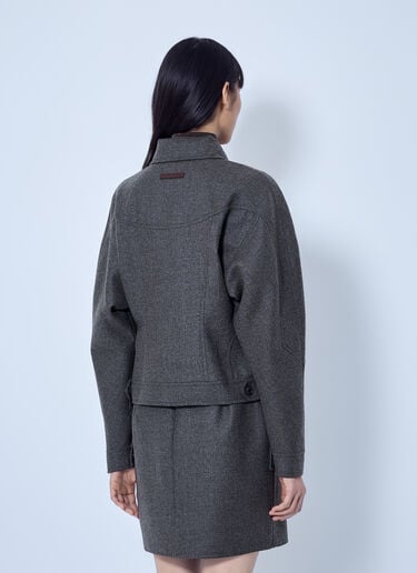 LN-CC® - Max Mara: Wool Twill Jacket - Grey Max Mara Wool Twill Jacket Grey max0266223