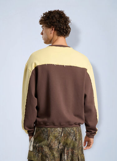 Palm Angels Vintage Logo Crewneck Sweatshirt Brown pma0166248