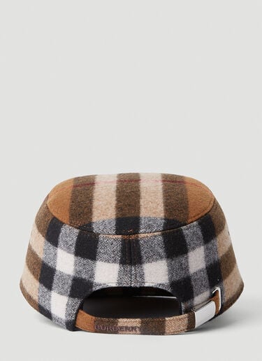 Jared Check Cap Burberry Jared Check Cap Brown bur0151136