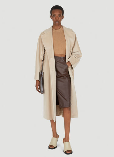 Max Mara Madame Coat White max0249020