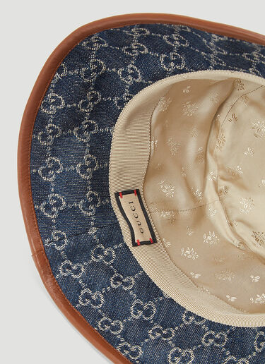 Gucci GG Denim Bucket Hat Blue guc0143078