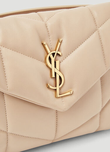 Saint Laurent Loulou 松软小号单肩包 米色 sla0243054