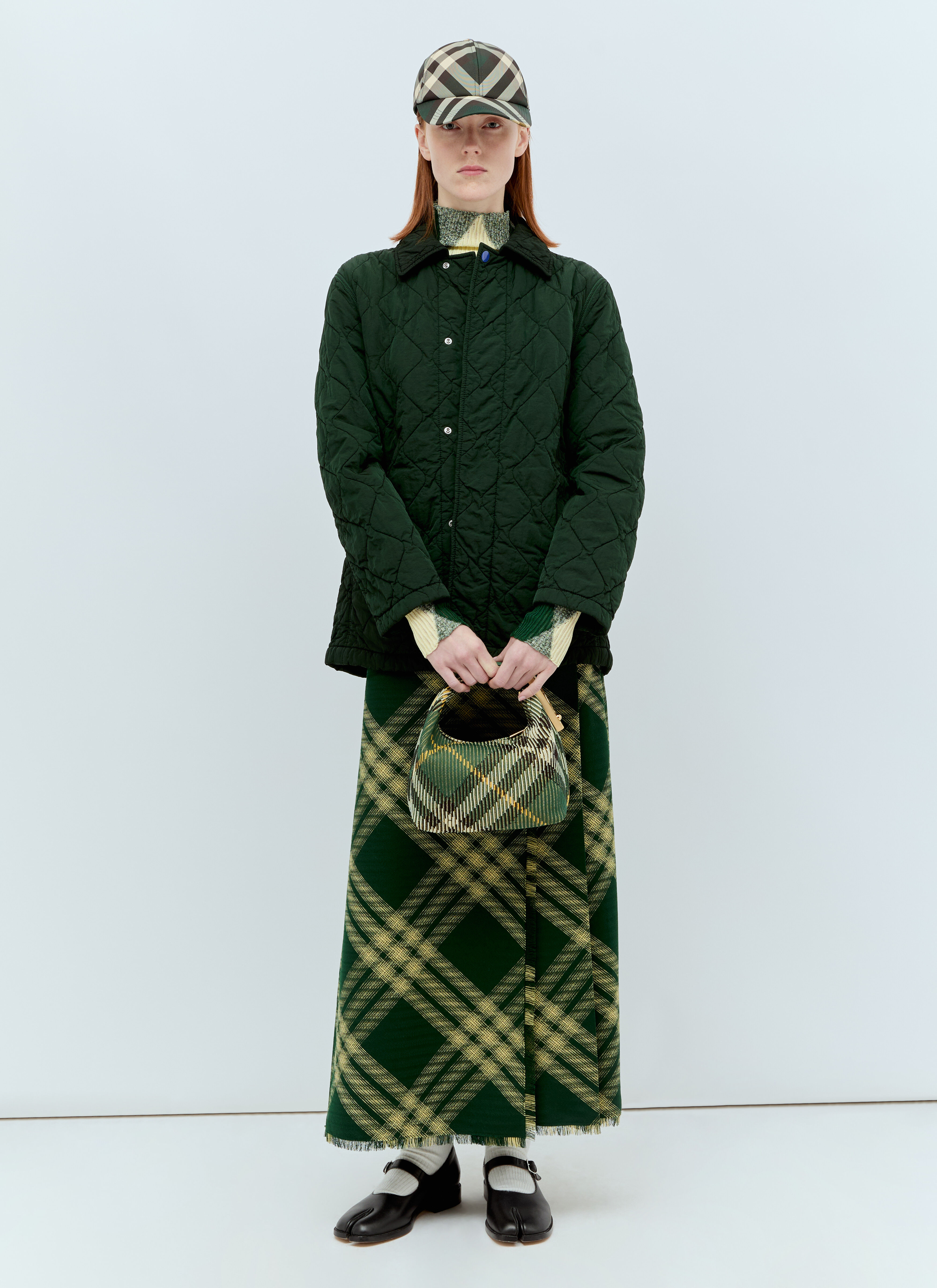 Burberry quilted car coat shop