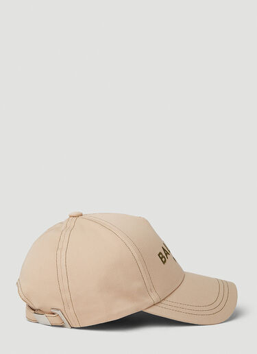 Balmain Logo Embroidery Baseball Cap Beige bln0151049