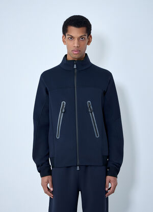 Moncler Grenoble Zip-Up Cardigan Dark Blue mog0164001