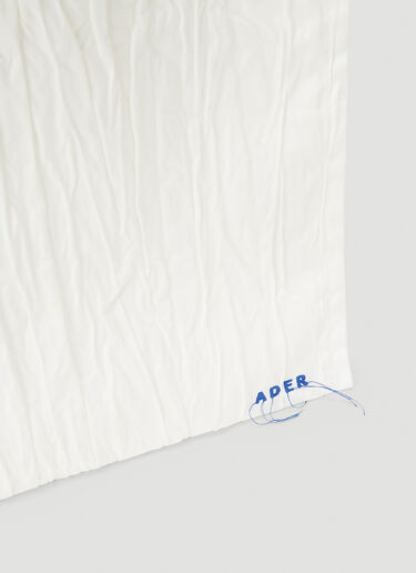 Ader Error Crinkled Tote Bag White adr0344024
