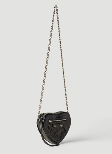 Balenciaga 카골 하트 숄더백 블랙 bal0251109
