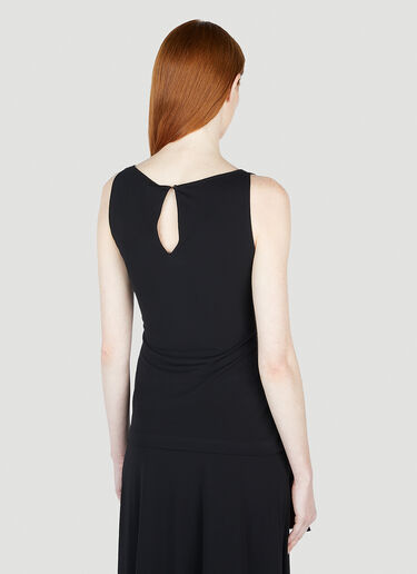 TOTEME Boat Neck Top Black tot0252013
