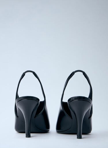 Slingback Peep-Toe Heels TOTEME Slingback Peep-Toe Heels Black tot0264044