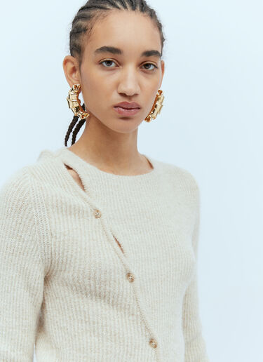 Jacquemus La Maille Pau Sweater Beige jac0254030