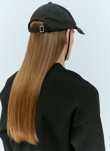 Jacquemus La Casquette Artichaut Baseball Cap Black jac0356007
