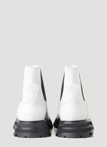 Alexander McQueen Tread Chelsea Boots White amq0246015