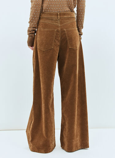 Sportmax 植绒牛仔裤 棕色 spx0258005