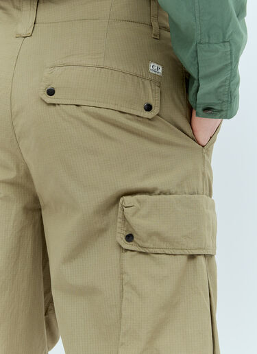 C.P. Company Ripstop Loose Cargo Pants Khaki pco0156008