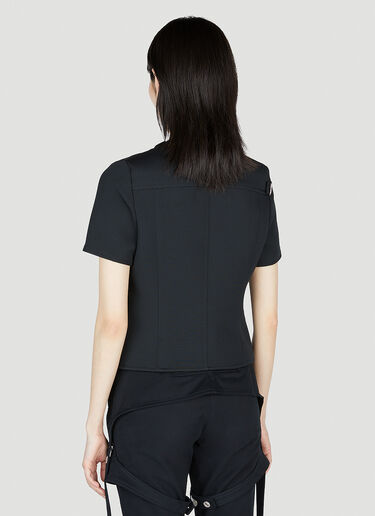 Courrèges Strap Racer Top Black cou0252012