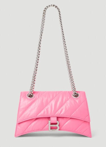 Balenciaga Crush Chain Small Shoulder Bag Pink bal0252015