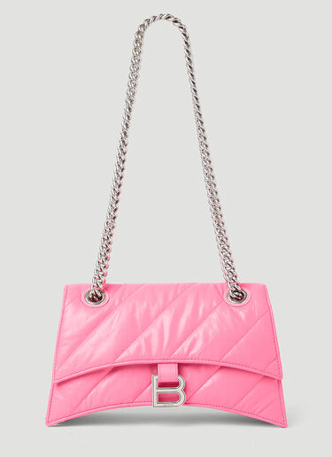 Balenciaga Crush Chain Small Shoulder Bag Pink bal0252015