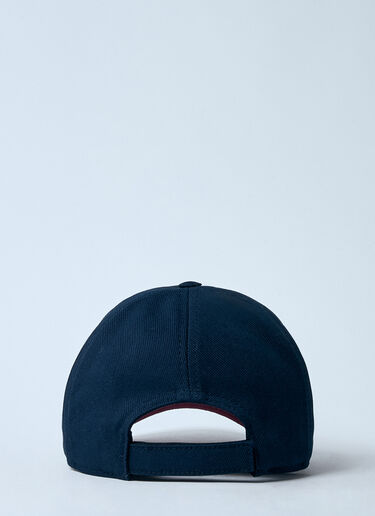 Miu Miu Logo Motif Baseball Cap Navy miu0359006