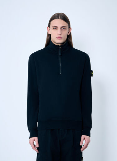 Polo Shirt With Compass Patch Stone Island Polo Shirt With Compass Patch Black sto0160052