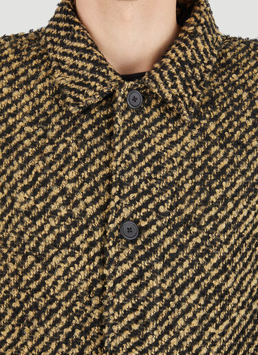 Our Legacy Cigar Stripe Archive Box Jacket Yellow our0146030