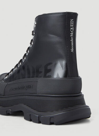 Alexander McQueen Tread Slick Ankle Boots Black amq0246030