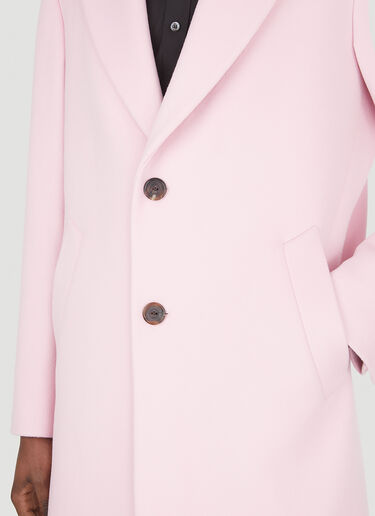 Alexander McQueen Single Breasted Coat Pink amq0147001