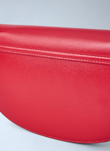 Jil Sander Curve Wallet With Strap Red jil0264015